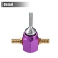 thumbnail image 6 of Unique Bargains Gas Inline Petrol On-Off Fuel Tap Petcock Valve Switch 6mm for Motorbike ATV Quad Dirt Bike Purple, 6 of 6