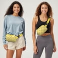 thumbnail image 3 of Sac Banane Imperméable Ananas avec Confettis Imprimé Fruit, Festif pour Célébrations d'Été, 3 of 4