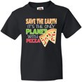 thumbnail image 3 of Inktastic Save the Earth. Its the Only Planet with Pizza. Youth T-Shirt, 3 of 5