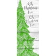 thumbnail image 2 of Kimberly, Allen 15x32 White Modern Wood Framed Museum Art Print Titled - Oh Christmas Tree 2, 2 of 4