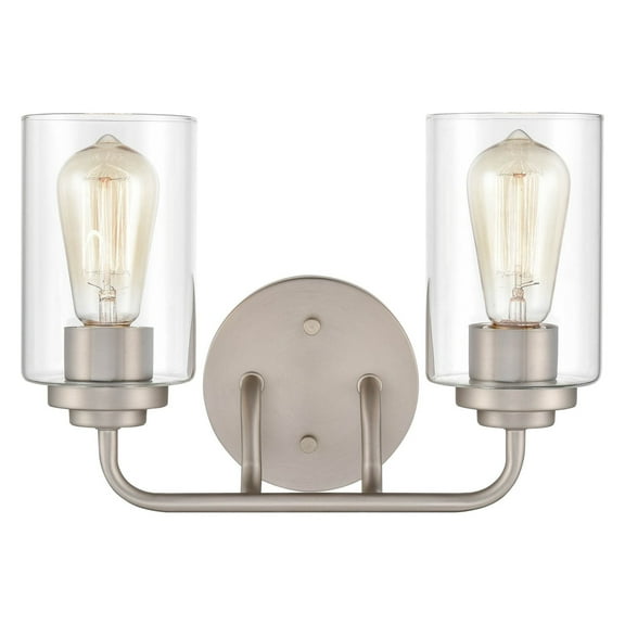 Miseno Ml65752 Mia 2 Light 12" Wide Bathroom Vanity Light - Nickel