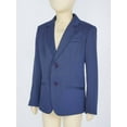 thumbnail image 4 of inlzdz Boys' Blazer Suit Jacket 2-Button Single Breasted Closure Gentleman Outerwear Wedding Evening Party Formal Blazer Navy Blue 4, 4 of 7