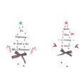 thumbnail image 2 of Yuarrent Árbol de Navidad colgante pieza pared ventana puerta Navidad colgante decoración al aire libre vacaciones decoración artesanía atmósferas Kits de decoración para fiestas Verde Yuarrent HA069344-01, 2 of 6