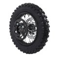 thumbnail image 1 of 10 Inch Rear Wheel Rim Tire Assembly, Enhanced Traction 80/100-10 Rear Wheel Rim Tire 190mm Brake Disc  for Mini Motorcycle Wheels, 1 of 7