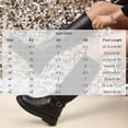 thumbnail image 3 of I-550 Black Womens Fashionable Casual Winter Knee High Boots Round Toe Rear Zipper Low Heel Belt Buckle, 3 of 9
