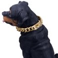 thumbnail image 6 of W/W Lifetime Gold Collar Cuban Chain for Small Medium Large American Pitbull French Bulldog Dogs, 6 of 7