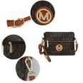 thumbnail image 4 of MKF Collection Heidi Vegan Leather Women's Brown Crossbody Wristlet Handbag by Mia K, 4 of 9