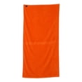 thumbnail image 2 of Q-Tees Velour Beach Towel QV3060 Orange One Size, 2 of 4