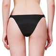 thumbnail image 4 of Women's Sexy Satin String Bikini Underwear Shine Smooth Underwear, 4 of 6