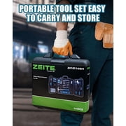 Tool Kit for Home, 144 Piece Hand Tool Set with Storage Box, General Basic Repair Tool Set with Hammer, Pliers, Wrenches, Voltage Tester, Measure Tape, Screwdriver Bits