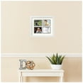 thumbnail image 2 of ArtToFrames Collage Photo Picture Frame with 4 - 4x5 Openings, Framed in White with Chantilly and Black Mats (CDM-3966-3), 2 of 8