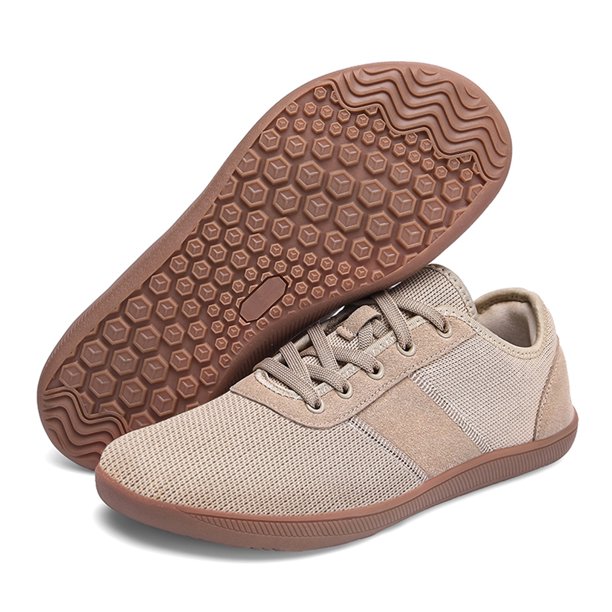Zapatos Unisex Descalzos Transpirables Suaves para Caminar para Mujeres Hombres (44 ) Marrón