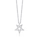 thumbnail image 1 of Collar con colgante de pentagrama satánico TempBeau de acero inoxidable, 1 of 7
