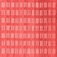 thumbnail image 1 of Ahgly Company Indoor Square Abstract Red Modern Area Rugs, 7' Square, 1 of 4