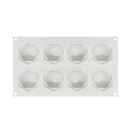 

Silicone Mold Mousse Cake Ice Cream Mould DIY Baking Chocolates Ice Tray Bakeware 8-Cavity