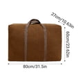 thumbnail image 4 of Violete Clothing Storage Bag | Waterproof Fabric | Large Capacity Organizer for Blankets, Pillows, Foldable Travel Shoulder Bag | Reinforced Handles | Breathable Material for Home, RV, Apartment Use, 4 of 7