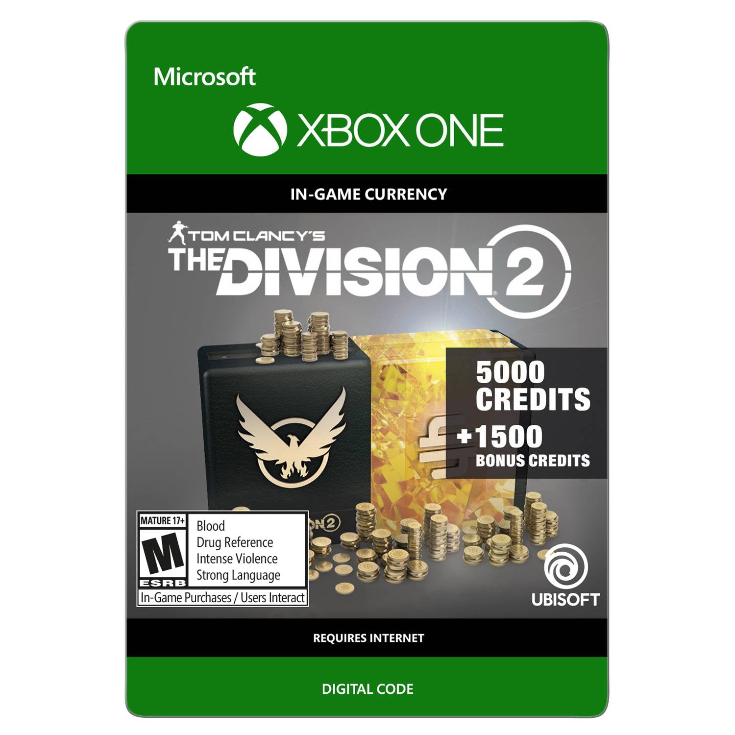Tom Clancy’S The Division 2 – 6500 Premium Credits Pack - Xbox One [Digital]