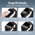 thumbnail image 5 of Privacy Apple Watch Case for Apple Watch Series 10 46mm, Privacy Tempered Glass Screen Protector，[Anti-Peeping] Full Coverage Durable PC Hard Cover Bumper for iWatch Series-Black, 5 of 7