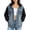 A-Black, variant on MaFYtyTPR Women Denim Hoodies Color Block Long Sleeve Jacket with Detachable Hood Casual Patchwork Streetwear Tops A-Black L