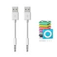thumbnail image 6 of USB Date Cable Amicable Charger Cable,(2-Pack) 3.5 mm Jack USB Compatible Ipod Shuffle 3rd 4th 5th 6 7, 6 of 7