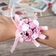 thumbnail image 2 of Boda nupcial dama de honor muñeca ramillete fiesta baile baile mano cinta flor #3 rosa blanco, 2 of 5