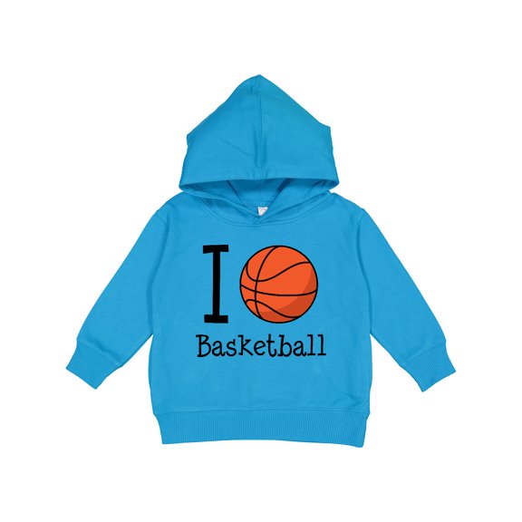 Inktastic I Heart Basketball Toddler Hoodie