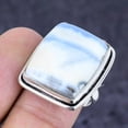 thumbnail image 2 of Natural Owhyee Opal Gemstone 925 Sterling Silver Jewelry Ring Size 8, 2 of 2