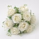 thumbnail image 2 of Bearachild Ramo de flores de rosas artificiales de 9 cabezas, ramo de flores nupciales Flores artificiales, 2 of 6