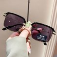 thumbnail image 4 of Anti-Blue Light Discoloration Reading Glasses Men Half Frame Photochromic Magnifying Glasses Computer Transparent Goggles Sunglasses, 4 of 4