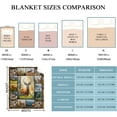 thumbnail image 6 of Custom Deer Blankets Gifts for Birthday Son Daughter Brother Friends On Bed Sofa,Personalized Premium Flannel Blankets for Christmas Thanksgiving, All Season Use 60''''x 80'''' -L, 6 of 6