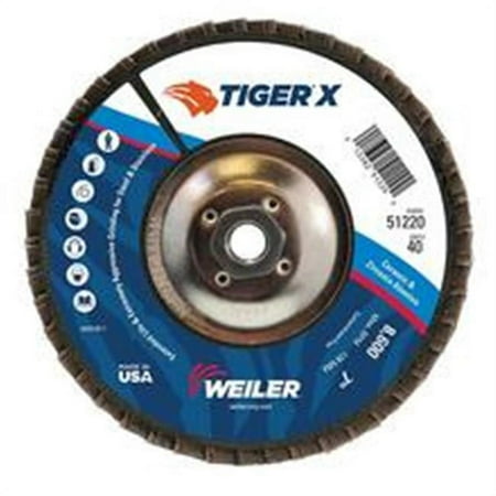 UPC: 0012382512200 | Weiler Flap Disc 7 in. x 40 Grit 5/8-11  98920