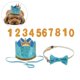 thumbnail image 1 of PTOOTP 1Jgo Accesorios De Fiesta Para Perro Con Sombrero De Cumpleaños Y Corbatín Coordinados Y Cómodos, 1 of 6