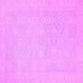 thumbnail image 1 of Ahgly Company Indoor Square Oriental Purple Traditional Area Rugs, 7' Square, 1 of 4