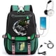thumbnail image 1 of Mochila Anime Attack on Titan Para Mujeres De Estudiante Bolsa De Viaje Escolar Ordenador Portátil Para Hombres (Interfaz USB E Auricular), 1 of 4