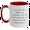 White/Red, variant on Funny Electrical Engineer Gifts for Him - I'm A Tattooed Electrical Engineer Two Tone Coffee Mug - Graduation Unique Gifts from Friends