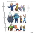 thumbnail image 3 of Figura de juguete Zootopia Nick Wilde Judy Hopps, 12 unidades, 3 of 3