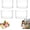Crystal Clear*4 L, variant on Crystal Clear Freezer Storage Bins 4 Pack Plastic Durable Stackable Accessories with Handles Kitchen Organization for Refrigerator and Pantry Frozen Food, Meat & Veggies (Green*4 L)