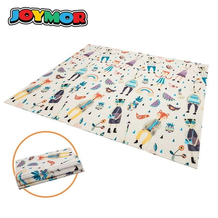JOYMOR Baby Play Mat Crawling Mat Foldable BPA Free Non-Toxic Foam mat,Portable Skidproof Extra Large Soft Cushioned Floor Mat Waterproof Non-Slip playmat for Infants, Toddlers & Kids Outdoor
