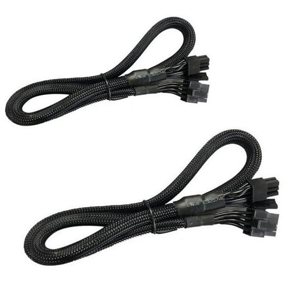 2 Pack 8 PIN TO 8 Pin (6 2) PCIE VGA Supply Cable Flex for Supernova 650 750 850 1000 1600 2000 G2 G3 P2 T2 GS