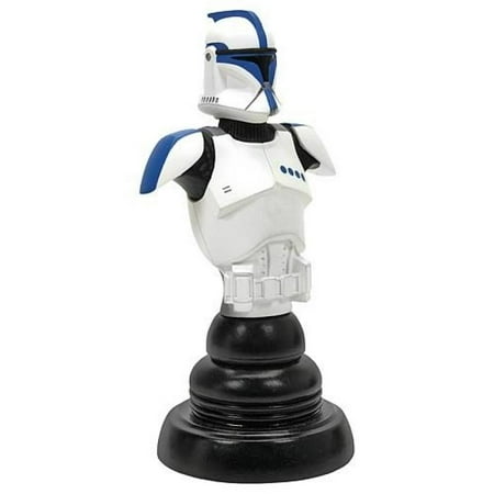 - Gentle Giant Star Wars Episode II Blue Clone Trooper Lieutenant Classics Bust