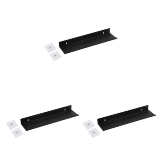 Eigraketly Damage-Free Floating Wall ount Shelf for Home Office Speaker Organizer Type1 NO1