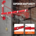 thumbnail image 4 of KFFKFF Electric Hoist Arm, Supports Up to 660 lbs, Swinging Arm with Pole for Electric Hoist, Durable Steel Frame, Rotates 180??, Ideal for Workshops and Garages, 4 of 9