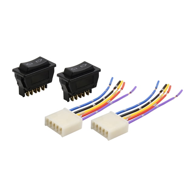 4 En 1 DC 12V Adaptadores De Toma De Cableado De Interruptor De Ventana De 5 Pines De Alimentación