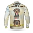 thumbnail image 2 of Cute Wirehaired Pointing Griffon Loves Dad Happy Father's Day All Over Print 3D Baseball Jacket Dog Lover Bomber Jacket Softball - 12008, 2 of 6