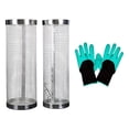 thumbnail image 4 of Lombricompostera enterrada para reciclar residuos de comida de cocina, eficiente, con ventilación, resistente, con guantes de metal para jardín., 4 of 8