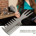 thumbnail image 2 of Comb Oil Hair Anti-static Straightening Fork Comb Stylist Barber Hairdressing Tool Hair Styling Tool, 2 of 8