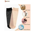 thumbnail image 6 of Spencer 10 Pairs Women's Ankle High Sheer Nylon Socks Soft Tight Hosiery Silky Short Stocking "Black", 6 of 6
