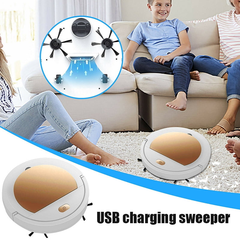 Automatic Ultra-Thin Sweeping Smart Clean Robot Vacuum Cleaner USB Charging 