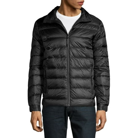 - Horizontal-Quilt Down Puffer Jacket