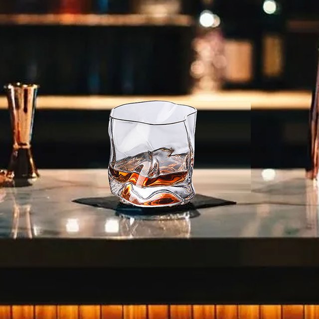 Ctnporpo Ensemble de Verres à l'Ancienne Verres de Bar Verres pour Tasse à Café Multicolore